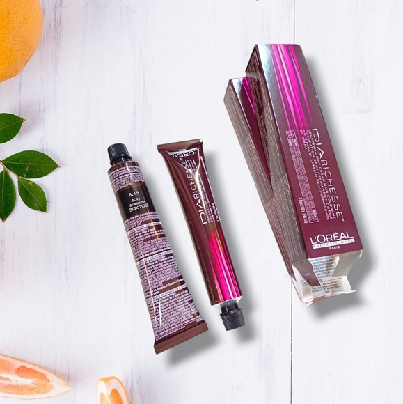 L'Oreal Professionnel DIARichesse 2 Tubes Ammonia-Free 6.45/6CRV Cinnamon - Picture 9 of 16